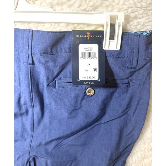 Margaritaville Mens Shorts 32 Waist 7" inseam Twilight Blue UPF 30, Quick Dry - Picture 4 of 4
